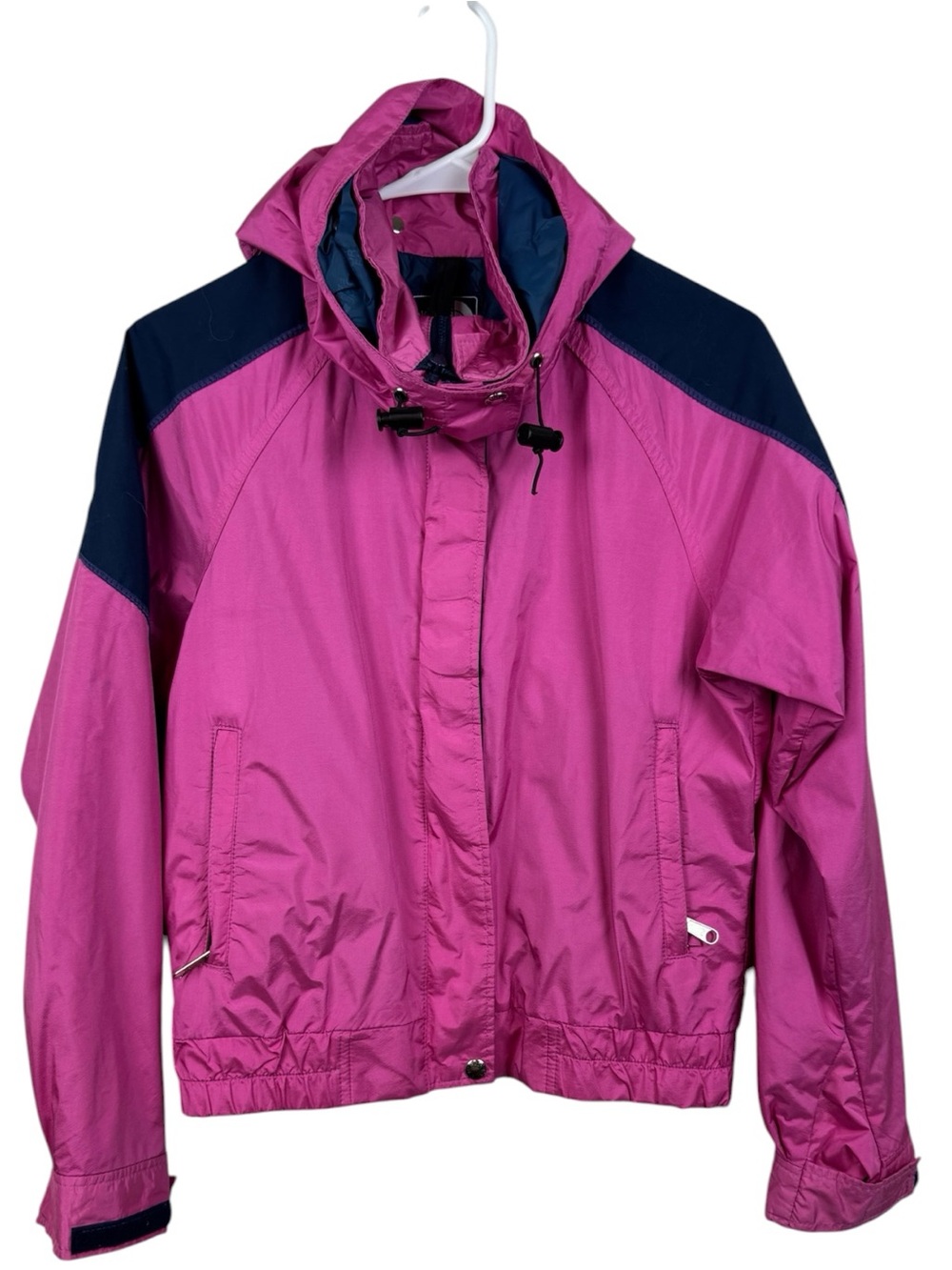The North Face Extreme Rare Vintage Gore Tex Pink Navy Hooded lightweight Jacket